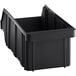 A black plastic Choice self-serve organizer bin.