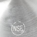 A close-up of a Thunder Group aluminum pot/pan cover logo on a metal surface.