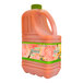 A 64 fl. oz. plastic jug of Elixir Guava Fruit Pulp with a green cap and colorful label.
