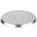 An American Metalcraft heavy weight aluminum circular pizza pan with holes.