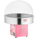 A Carnival King cotton candy machine with a clear dome.