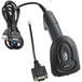 A black Royal PS700-LSR barcode scanner with USB cables.