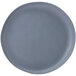 A close-up of a grey Bon Chef melamine dinner plate.