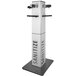 A white Newco 360 degree sanitation station with 4 dispensers.