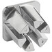 A silver metal Garde 6-wedge pusher assembly with many holes.