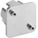 A silver metal Garde 6-wedge pusher assembly with screws on a square object.