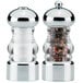Chef Specialties 29160 Professional Series Lori 5 1/2 inch Acrylic and Chrome Pepper Mill and Salt Shaker Set