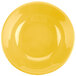 A yellow Thunder Group melamine salad bowl.