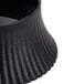 A black polycarbonate pedestal with a screw-on top.