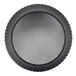A black polycarbonate pedestal with a circular black border.