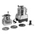 AvaMix stainless steel bowl, motor base, and continuous feed head kit for a food processor.