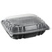 A Pactiv Earthchoice plastic container with a clear lid.