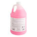 A pink jug of Advantage Chemicals Ready-to-Use hand soap with a white label.