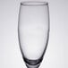 A close-up of a clear Libbey Napa Country flute glass with a stem.