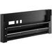 A black metal front grille for an Avantco GDC-15 merchandiser.