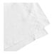 A white microfiber queen size flat sheet measuring 90 by 110 inches.