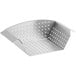 a metal basket with holes