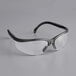 A pair of Cordova clear safety glasses with clear lenses.