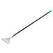 A long black Unger floor scraper with a white and green handle.