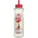 A white plastic bottle of Master of Mixes Almond (Orgeat) Syrup with a red lid.