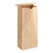 A brown paper bag with a reclosable tin tie.