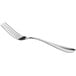 An Acopa Brigitte stainless steel table fork with a silver handle.