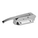 A polished chrome Kason SafeGuard latch.