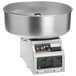 A Cretors Ringmaster cotton candy machine with a bowl on it.