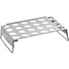 A stainless steel Outset jalapeno roaster rack with 24 compartments.