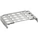 A stainless steel Outset jalapeno roaster tray with 24 compartments and holes.