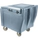 a large grey plastic container