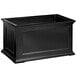 A black rectangular Mayne Fairfield planter box.