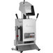 A Cretors Poppi hot air popcorn popper machine on a metal stand with a screen.