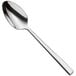 A WMF by BauscherHepp Edita stainless steel demitasse spoon with a long handle and a silver spoon.