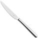 A WMF by BauscherHepp Scala stainless steel table knife with a silver handle.