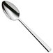 A WMF by BauscherHepp stainless steel dessert spoon with a silver handle.