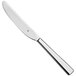 A WMF by BauscherHepp Edita stainless steel table knife with a silver handle.