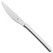 A WMF stainless steel dessert knife with a silver handle.
