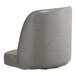 a grey chair with a white background
