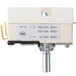 A white rectangular Galaxy thermostat with a black toggle switch.