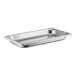 A Vollrath stainless steel steam table pan on a counter.