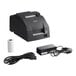 An Epson TM-U220B receipt printer with a power cord.