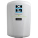 An Excel ThinAir hand dryer with a white cover and black label.
