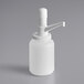 A white plastic bottle with a Choice white plastic pump spout.