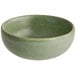 A sage green Acopa Pangea porcelain ramekin.