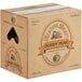 A case of Reading Soda Works Honey Pear soda cans with a hole in the middle.