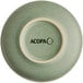 A sage green Acopa Pangea nappie bowl.