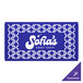 A royal blue hexagonal SelectSpace partition panel with white text.