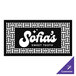 A black SelectSpace square weave pattern panel with white text on a white background.
