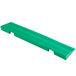 A green rectangular Cactus Mat vinyl edge ramp with holes.